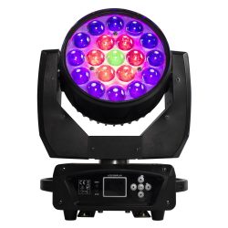 Световая голова Led Wash 19*15w RGBW + Zoom