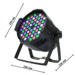 Led Par 54*3w RGBW - Светодиодный прожектор металлический