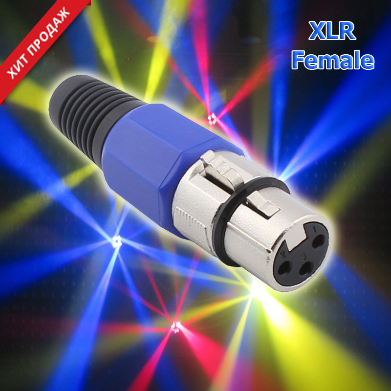 Разъём XLR мама. 3 pin