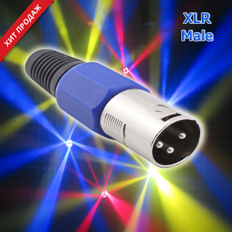 Разъём XLR папа. 3 pin