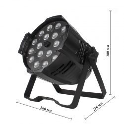 Led Par ZOOM 18x15 RGBWA - светодиодный прожектор